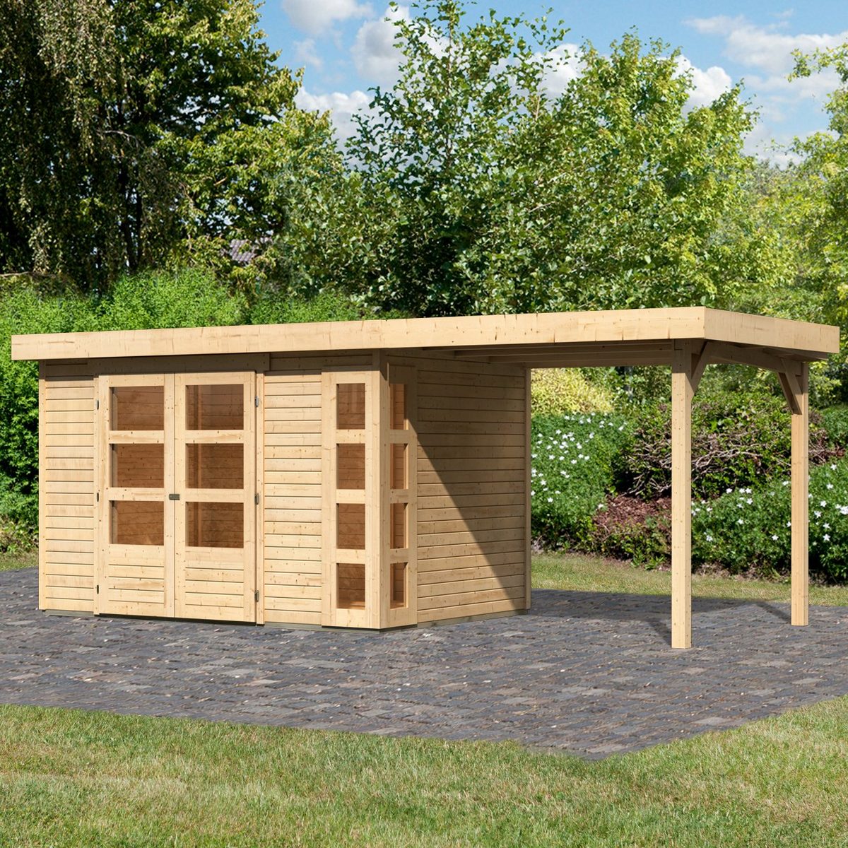 Karibu Gartenhaus Nordsee 4