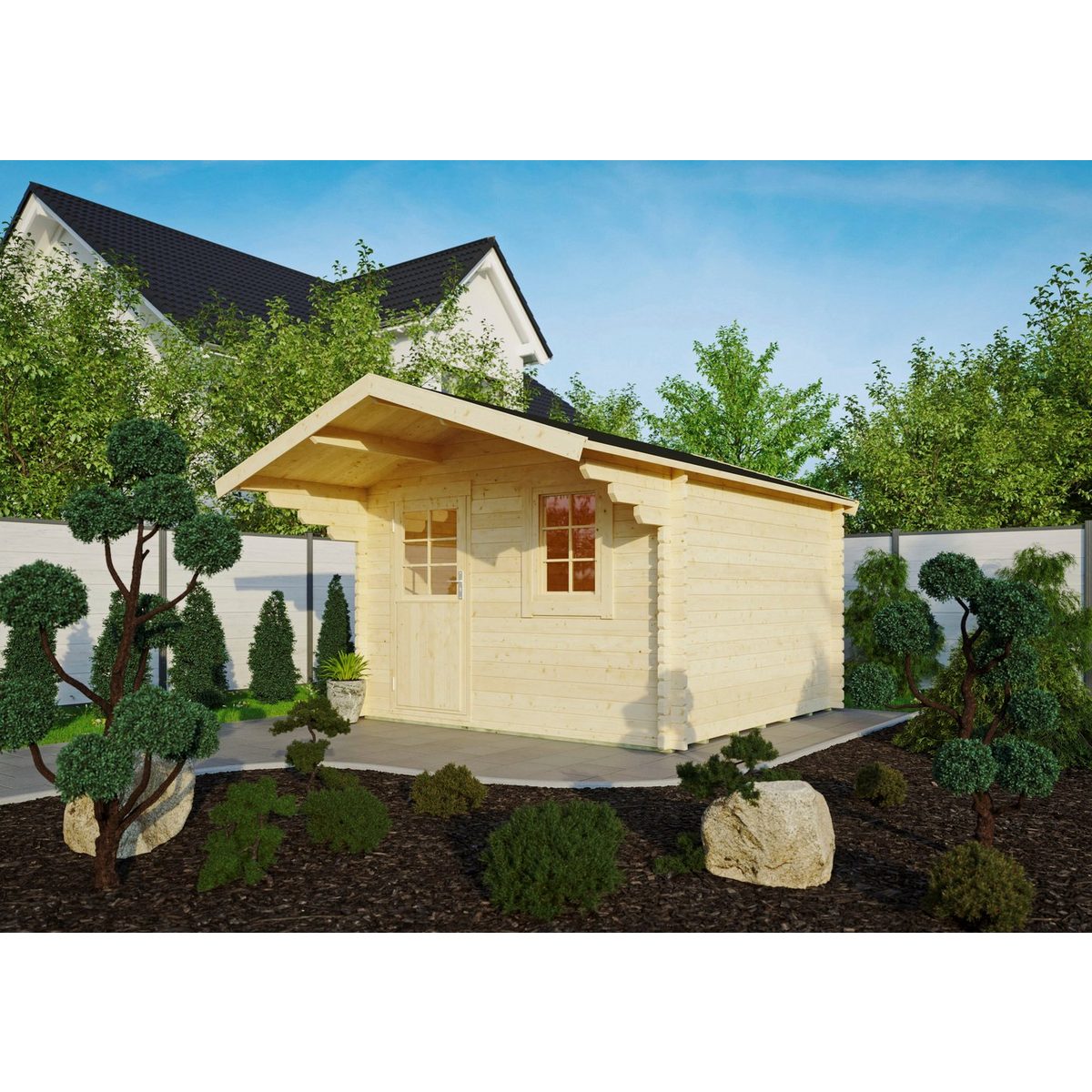 Kiehn-Holz Gartenhaus Burgberg 2