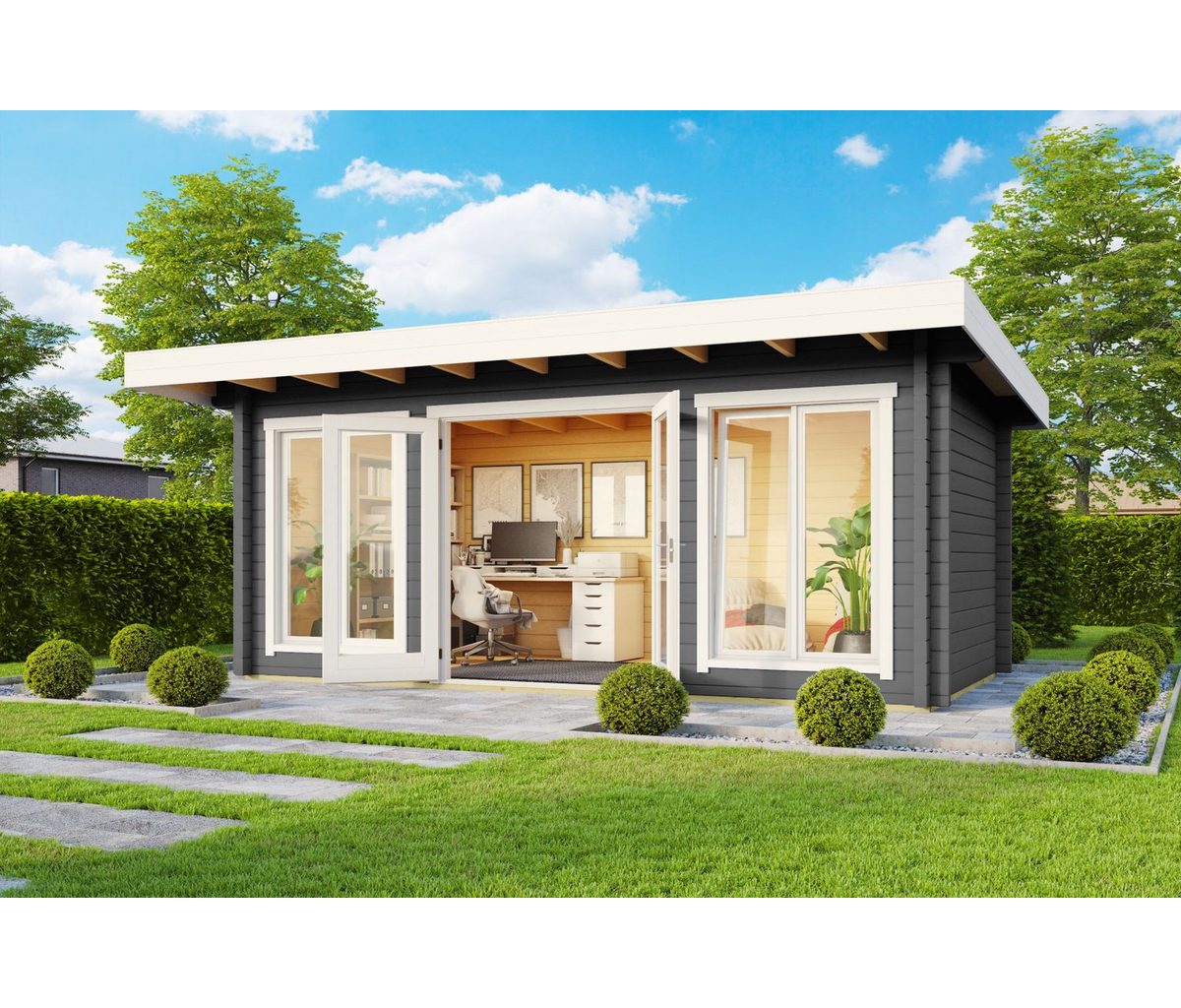 LASITA MAJA Gartenhaus Lasita Maja Ferienhaus Dorset Platinum