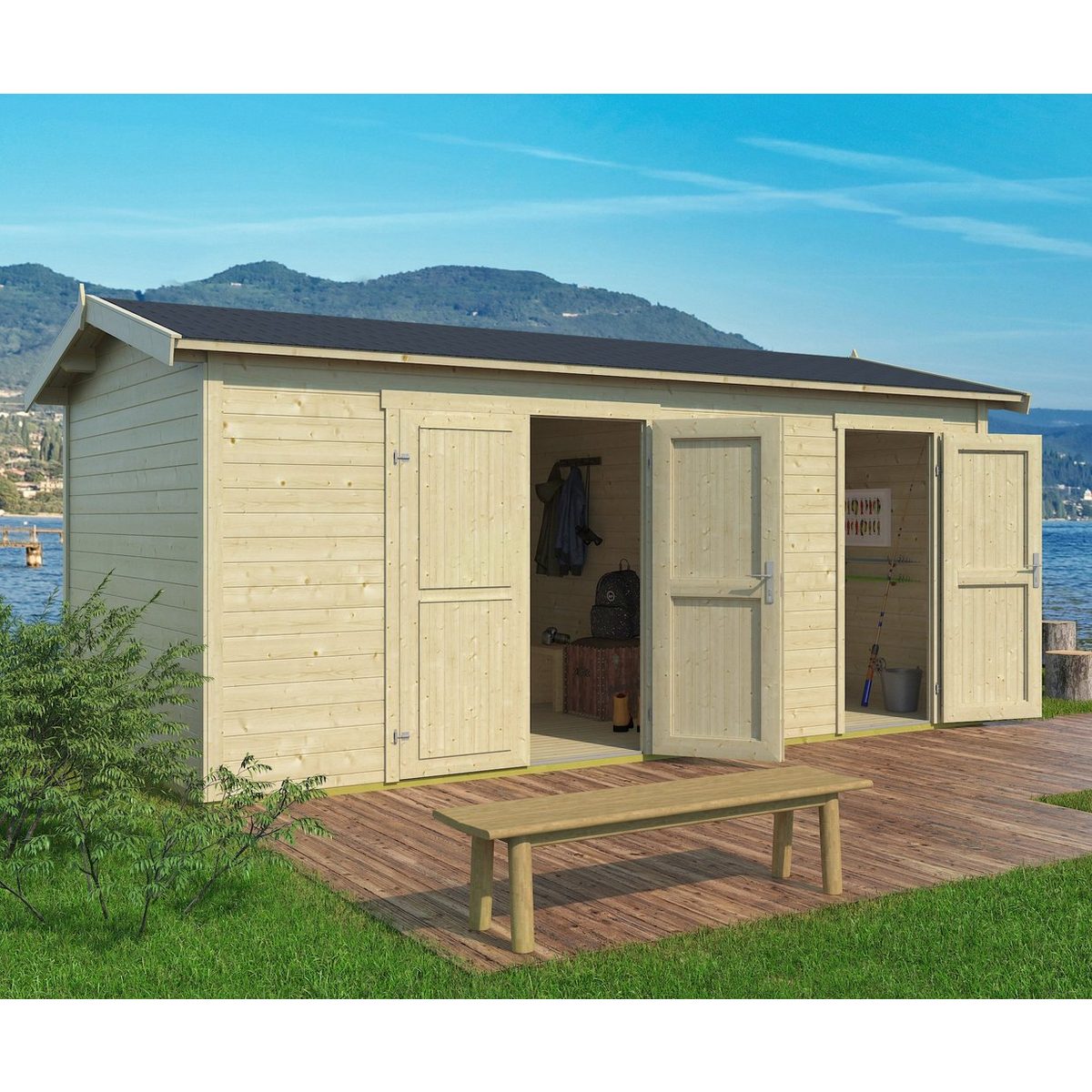 LASITA MAJA Gartenhaus Tuvalu XL