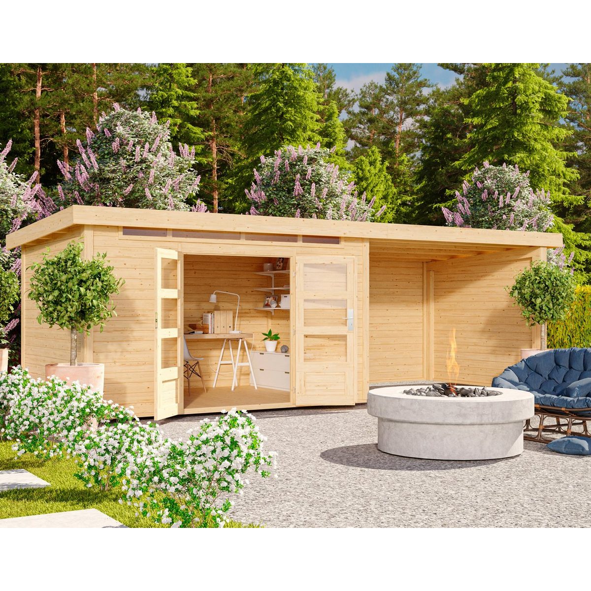 Karibu Gartenhaus Ammersee 6