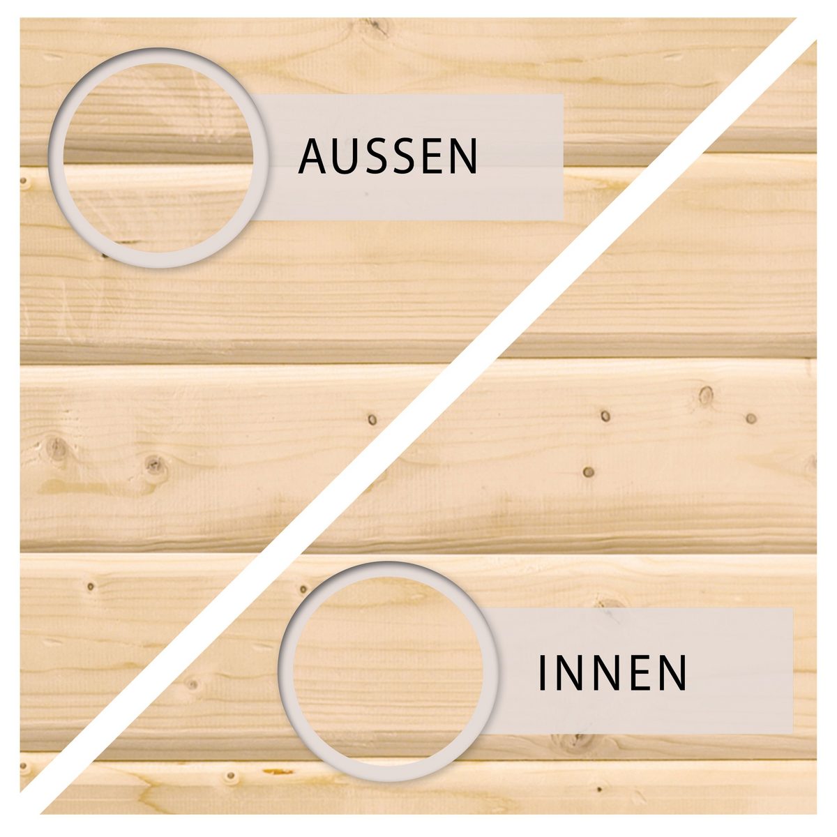 aus hochwertiger nordischer Fichte