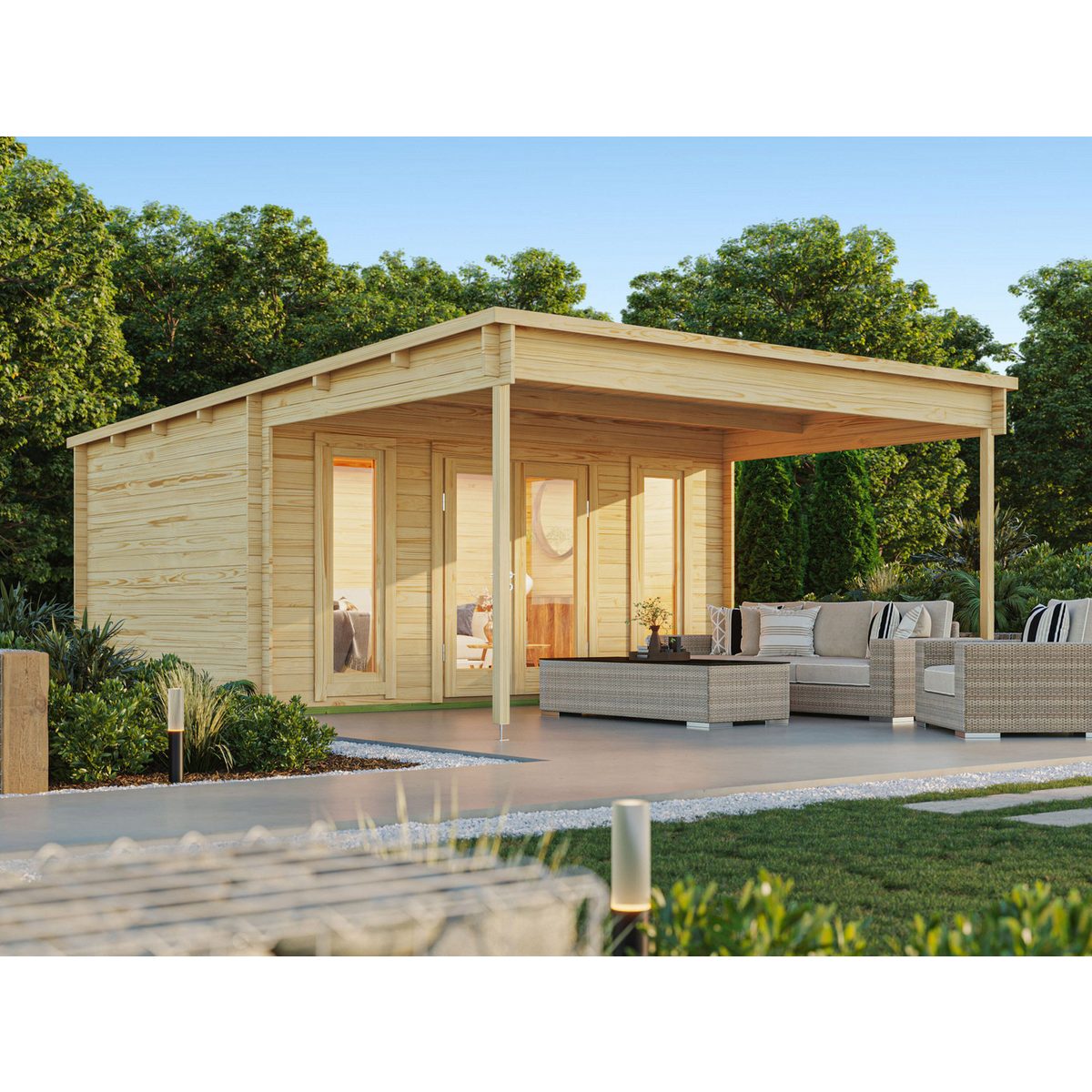 Fjordholz Gartenhaus Mali 28 D