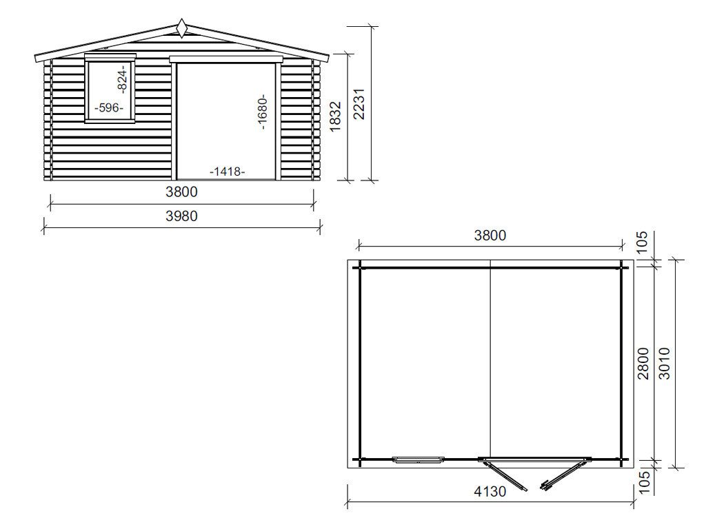 ideal als Gerätehaus & Schuppen