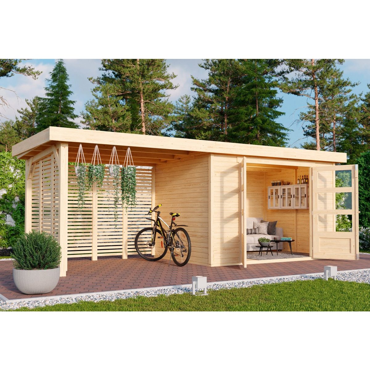 Karibu Gartenhaus Arnis 4