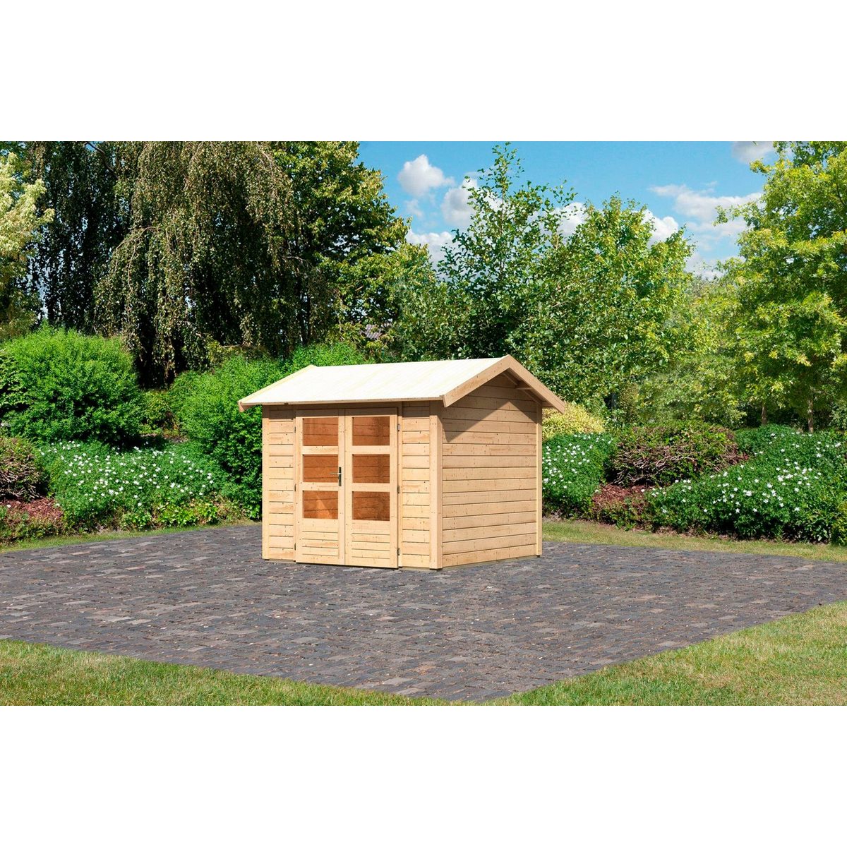 Karibu Gartenhaus Traufberg 3