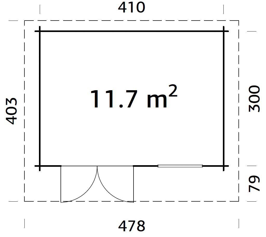 BxT: 478x403 cm