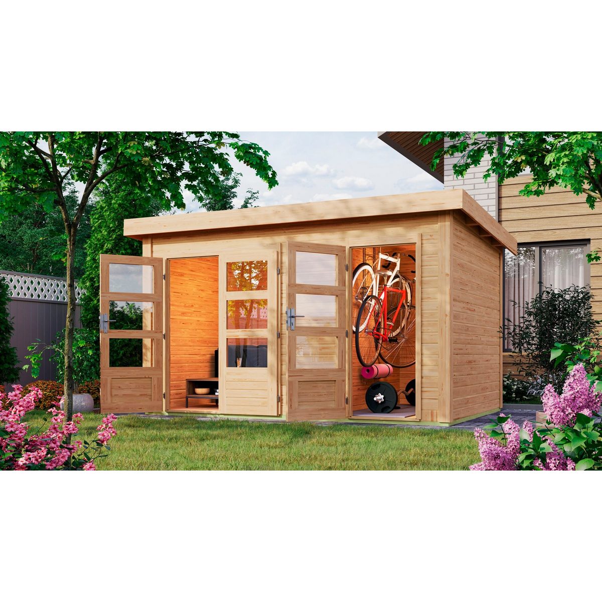 Karibu Gartenhaus Schönbuch 1