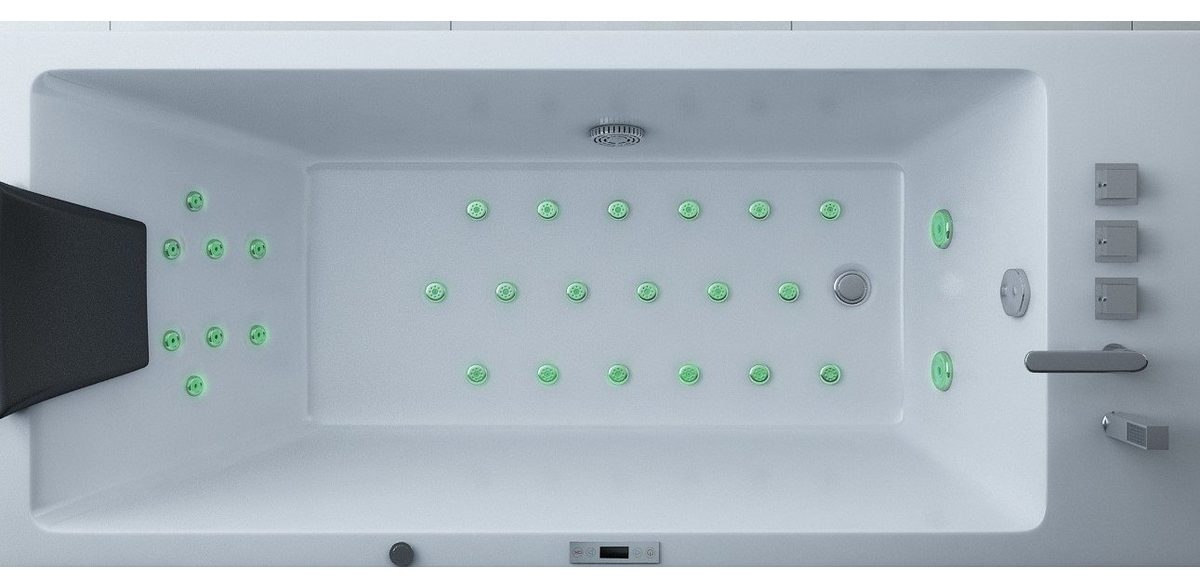Jet-Line Whirlpool-Badewanne Whirlpool Indoor Spa Badewanne Whirlwanne VILLA AN
