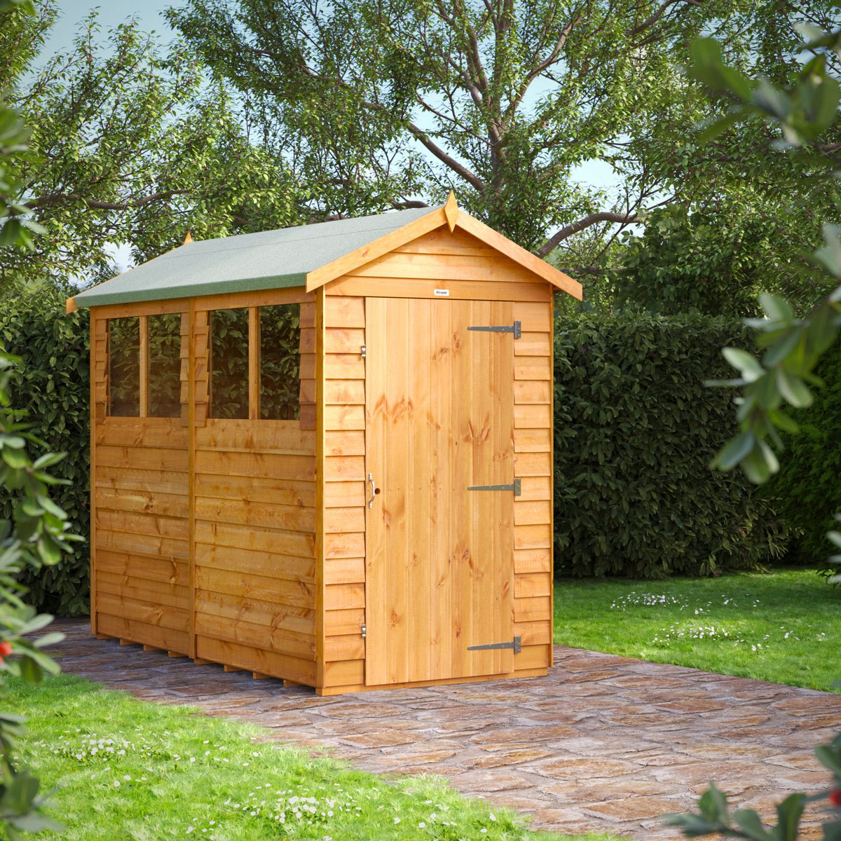 Powersheds Gartenhaus Gartenhaus mit Satteldach und Stülpschalung