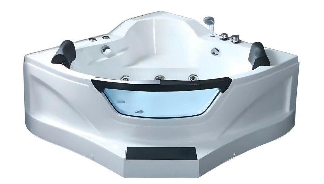 Xlmoebel Whirlpool-Badewanne Whirlpool Hot Tub von XLMOEBEL mit Hydromassage und Acryl-Oberfläche