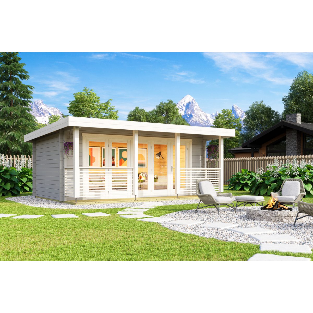 Nordic Holz Gartenhaus LIVERPOOL 1
