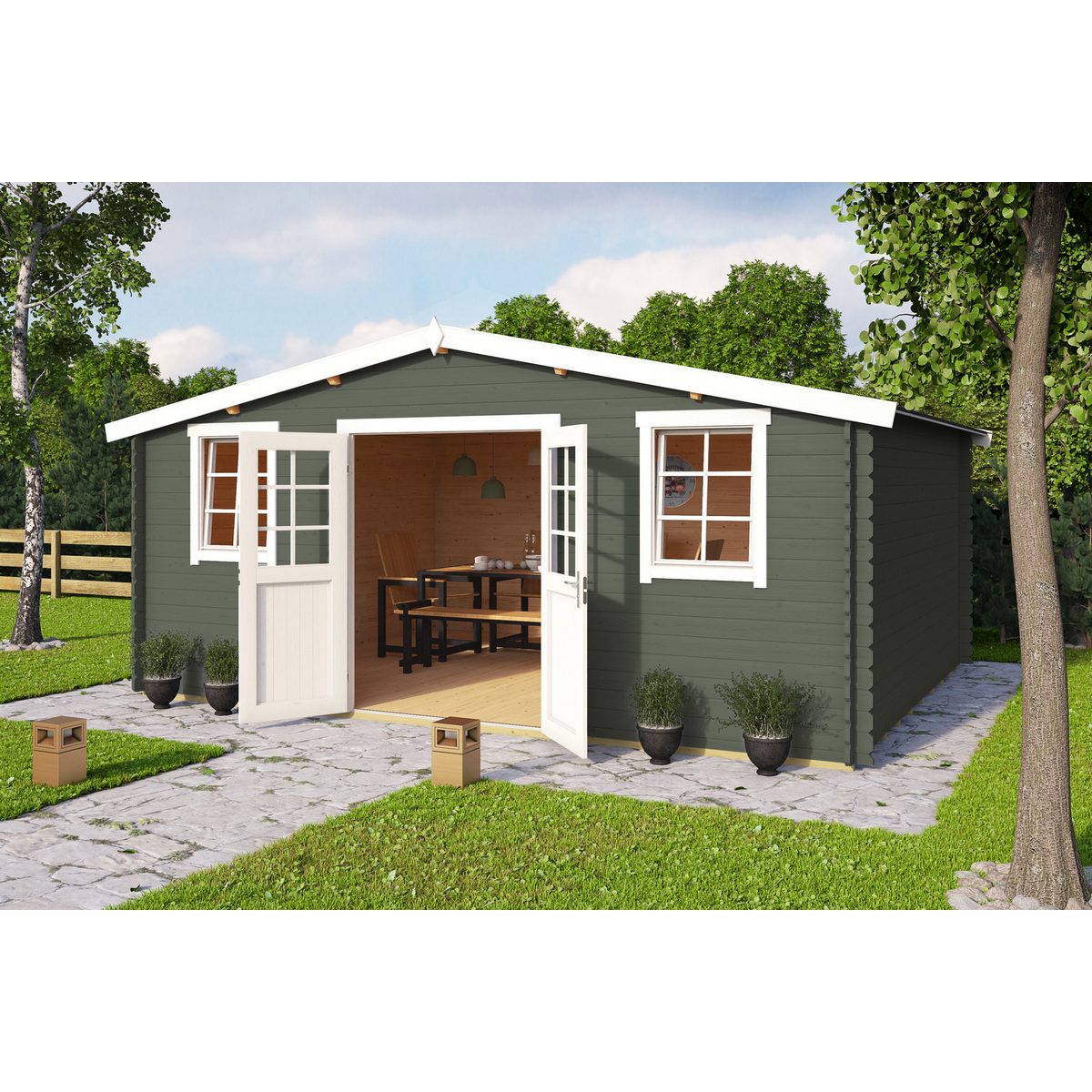 Nordic Holz Gartenhaus Wels 5