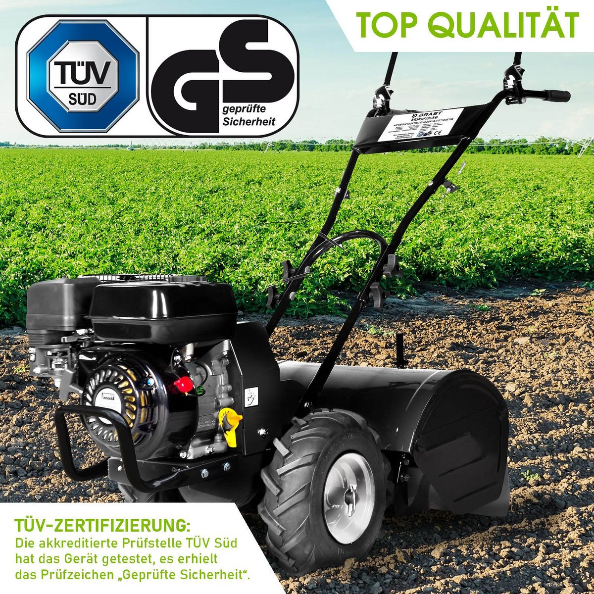 15kW(7PS) Selbstantrieb Gartenfräse TÜV geprüft