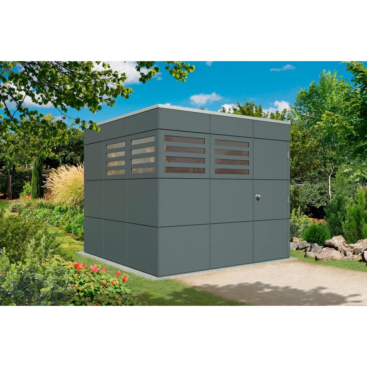 Skanholz Gartenhaus CrossCube Brisbane 3