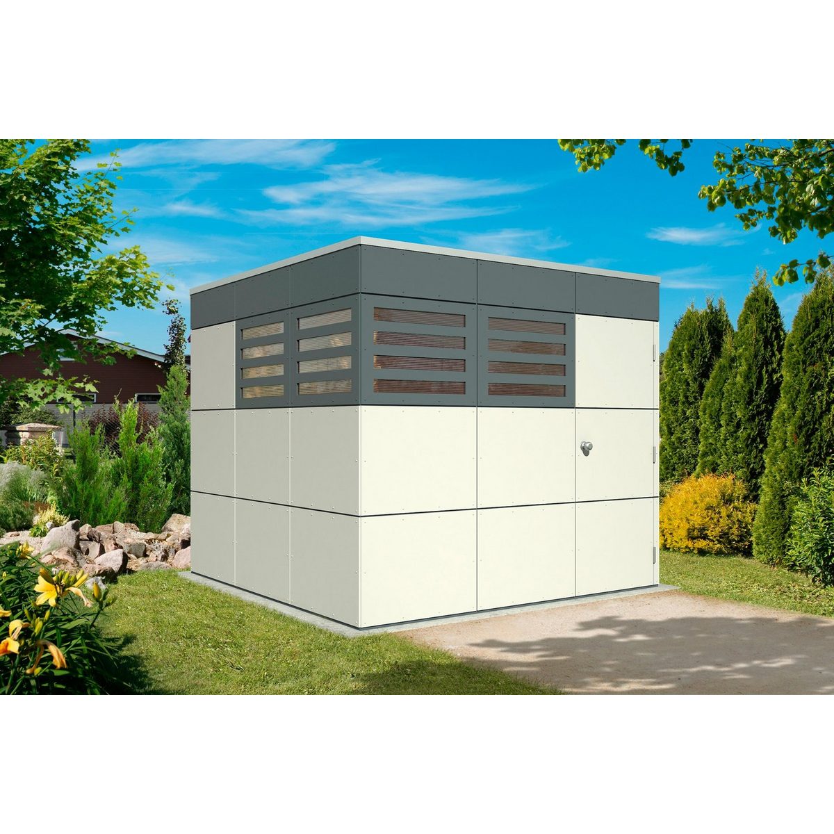 Skanholz Gartenhaus CrossCube Sydney 3