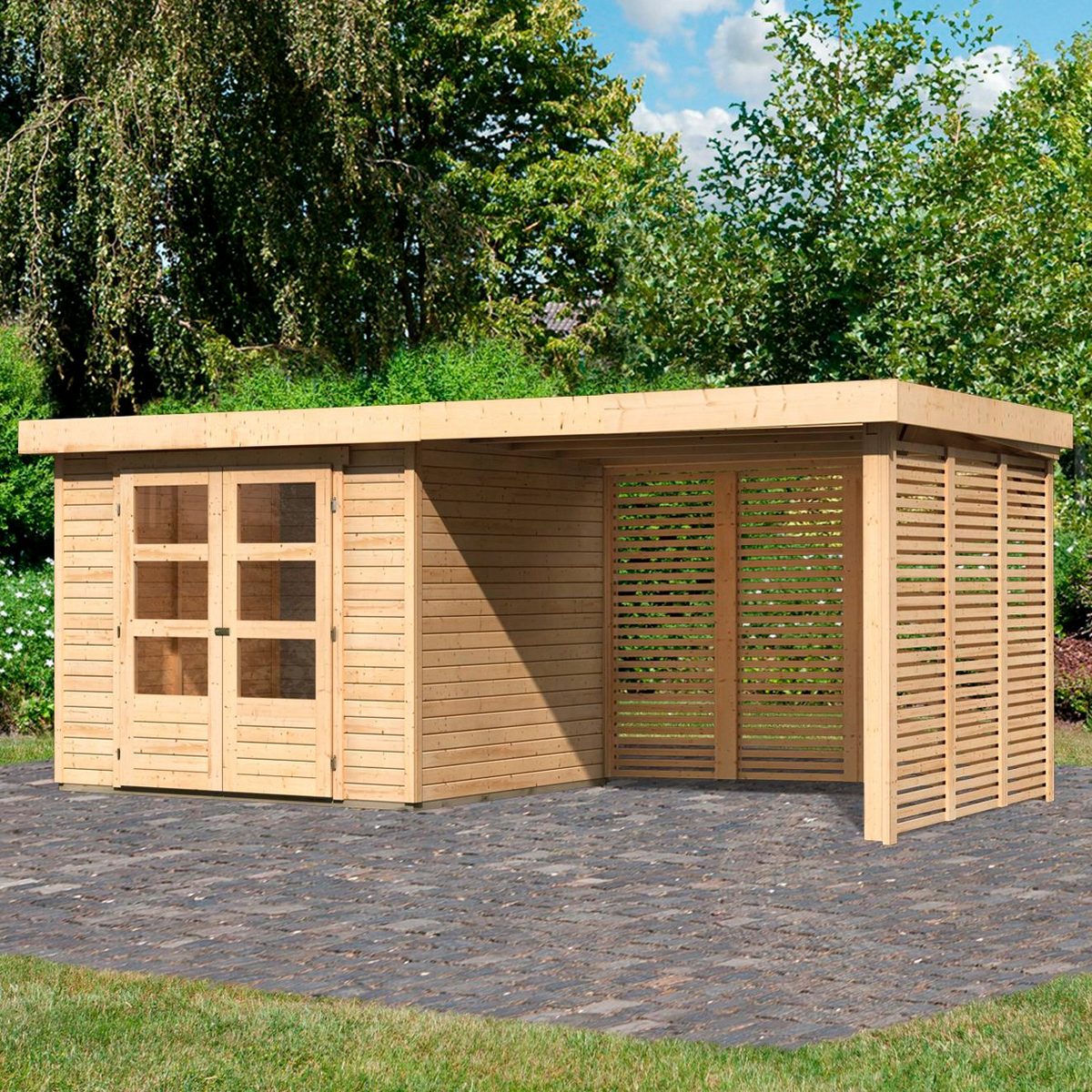 Karibu Gartenhaus Arnis 3