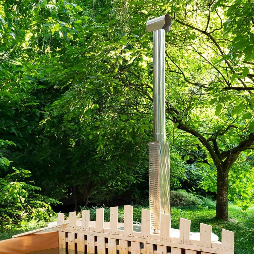 integrierter Holzofen