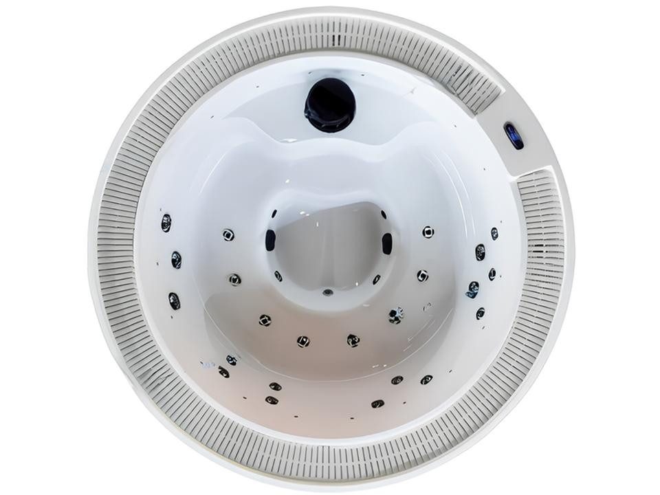 JVmoebel Whirlpool-Badewanne Whirlpool Hydromassagebad in Weiß - Acryl mit Massagefunktion