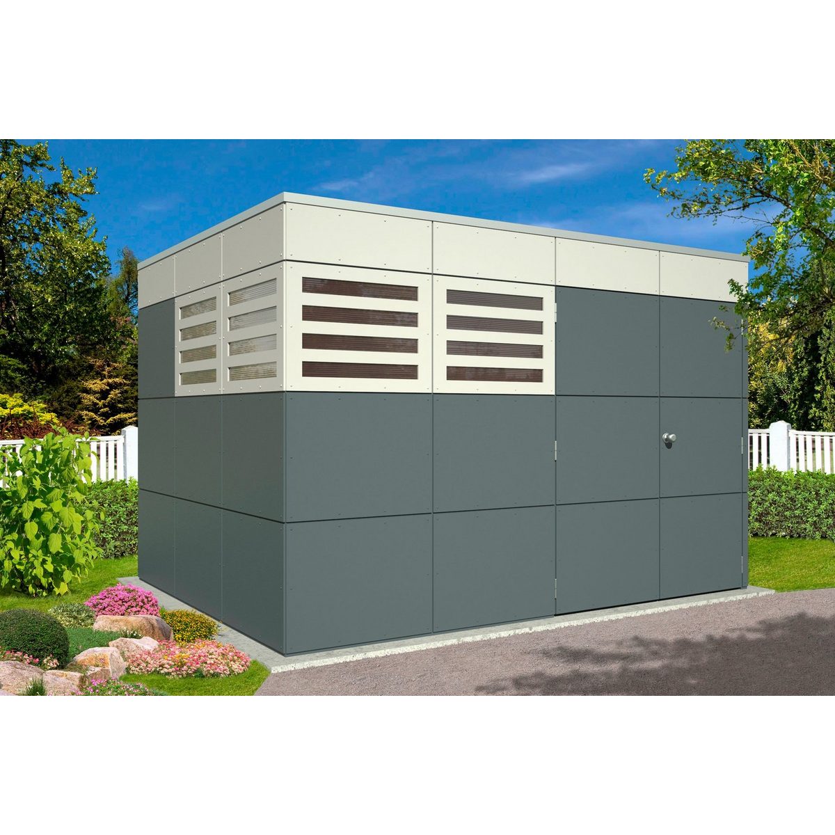 Skanholz Gartenhaus CrossCube Perth 4