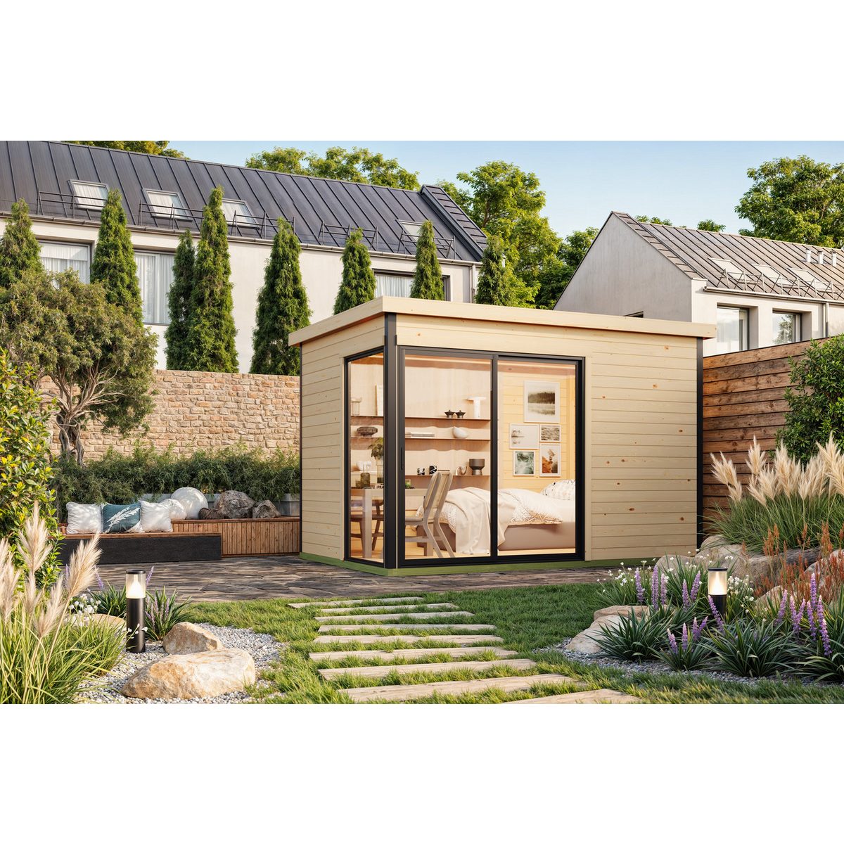 Nordic Holz Gartenhaus AUSTIN 2