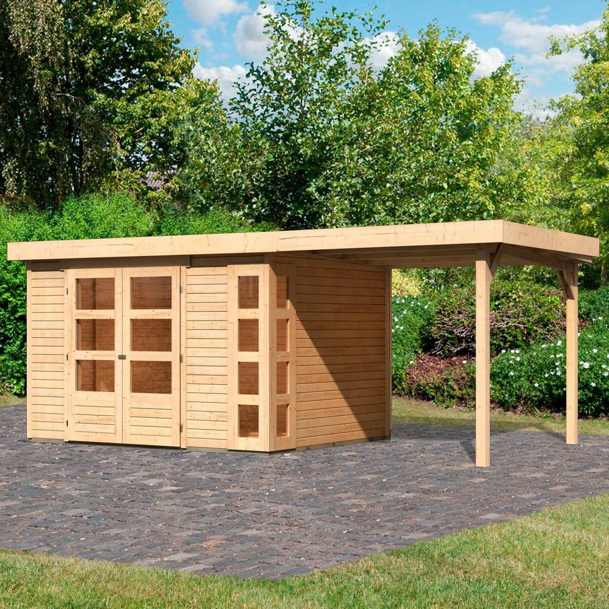 Karibu Gartenhaus Nordsee 5