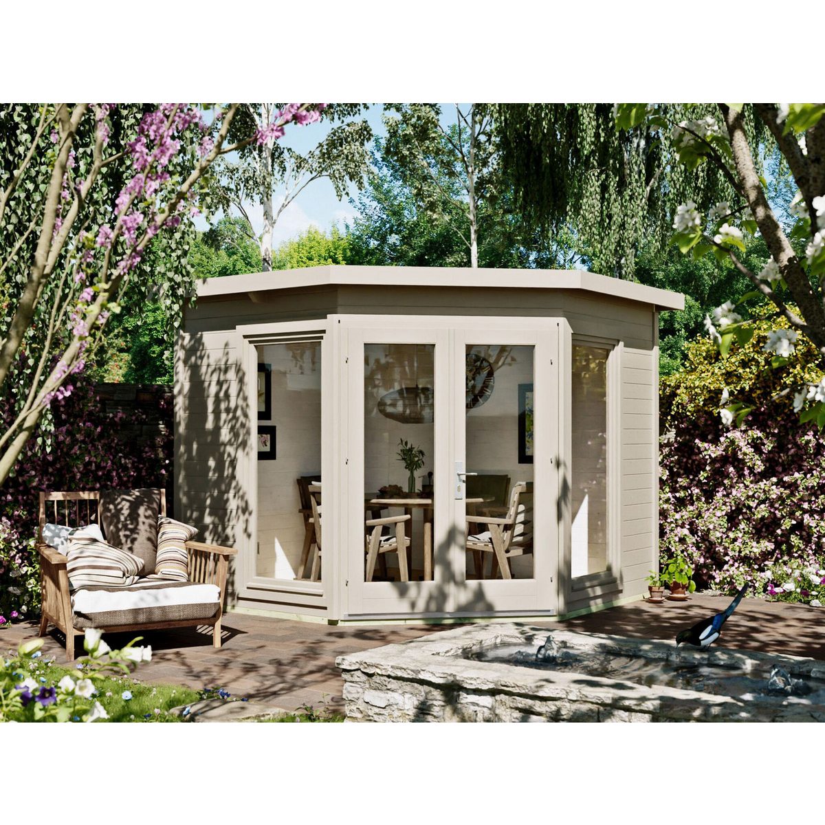 Fjordholz Gartenhaus Abbie 28
