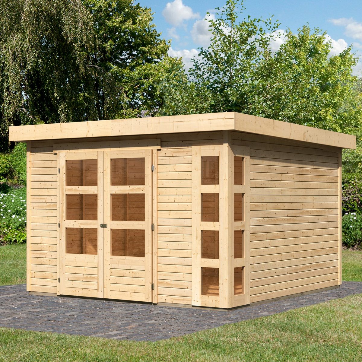 Karibu Gartenhaus Nordsee 6