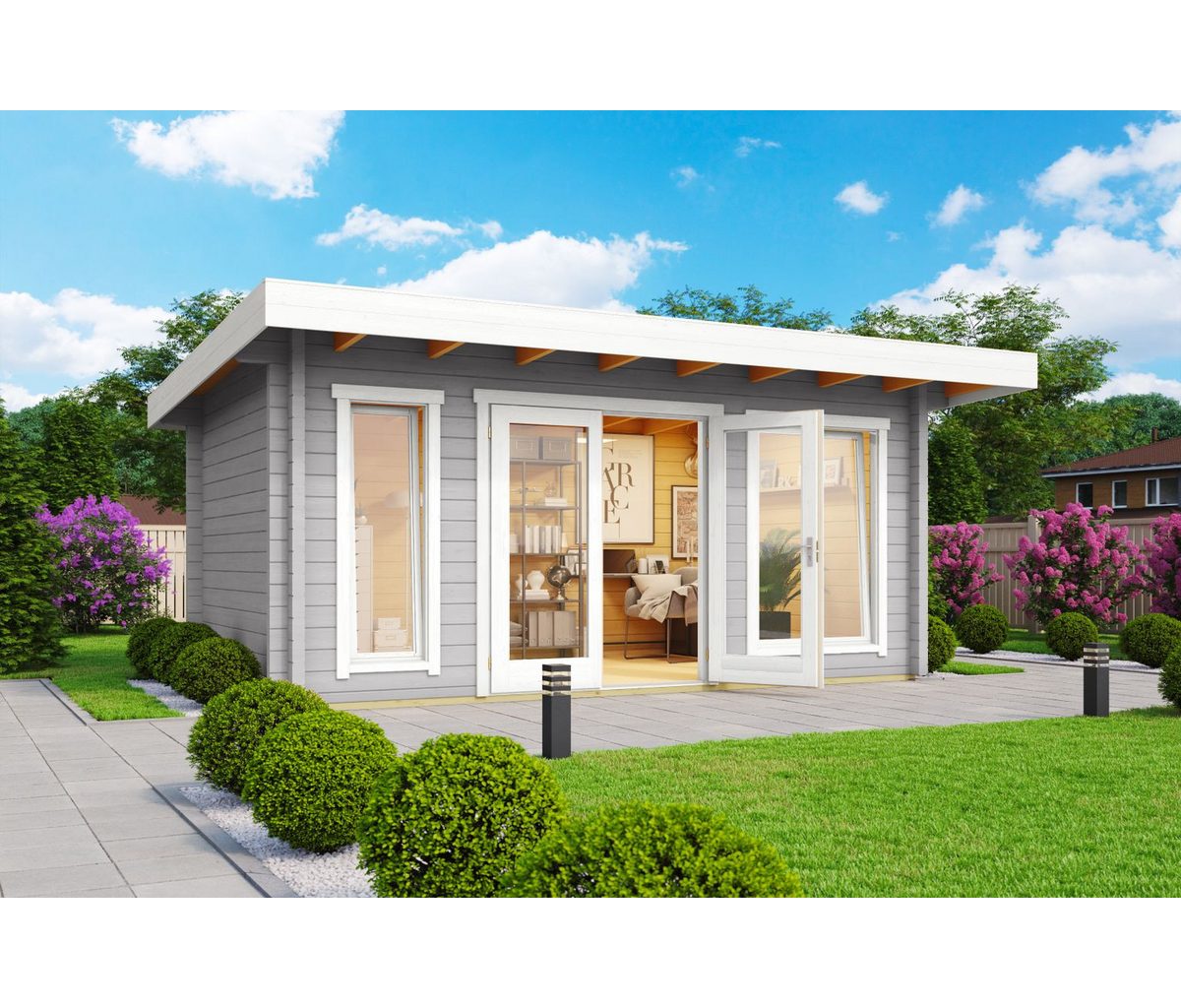 LASITA MAJA Gartenhaus Lasita Maja Ferienhaus Dorset Platinum