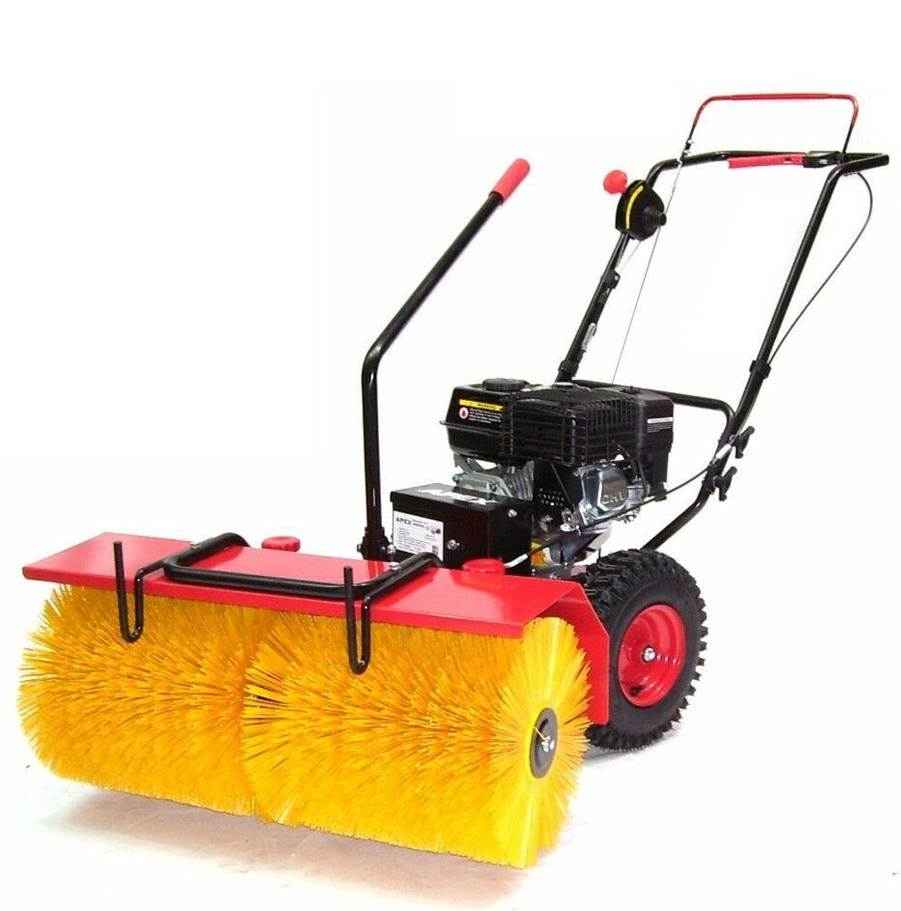 Apex Kehrmaschine 55737 Kehrmaschine 800 mm Motorbesen 80 cm Besen Schneeräumer