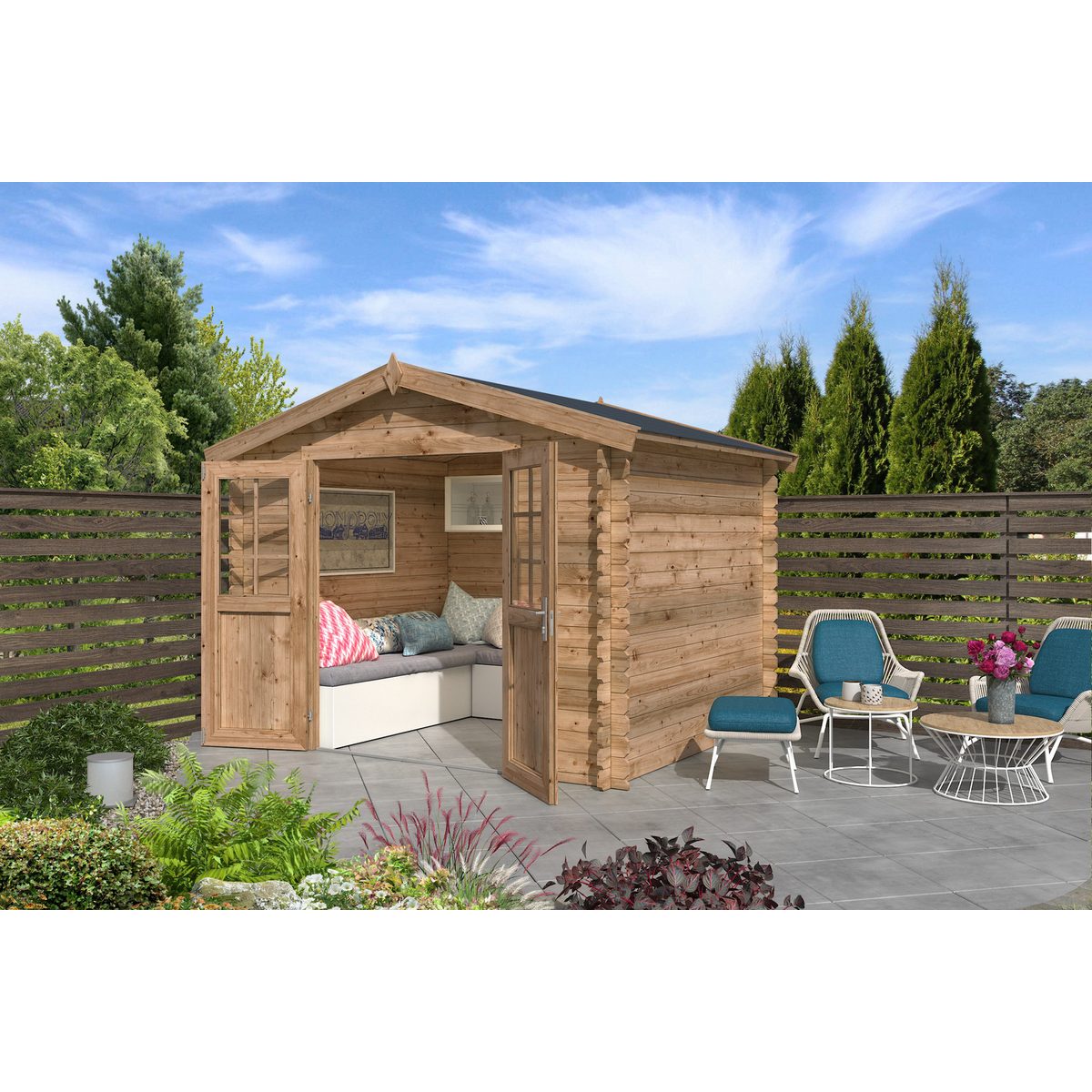 Nordic Holz Gartenhaus Norah 230