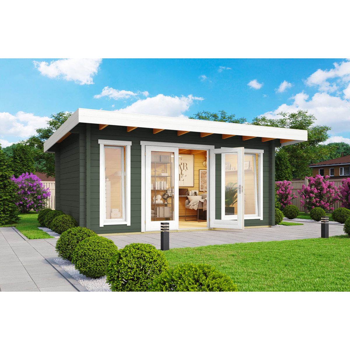 Nordic Holz Gartenhaus DORSET 72