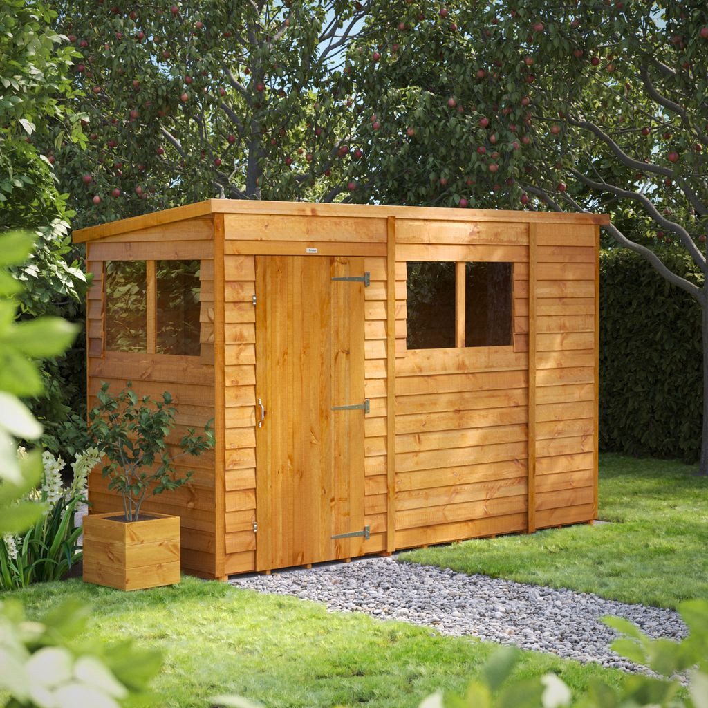 Powersheds Gartenhaus Gartenhaus mit Pultdach und Stülpschalung