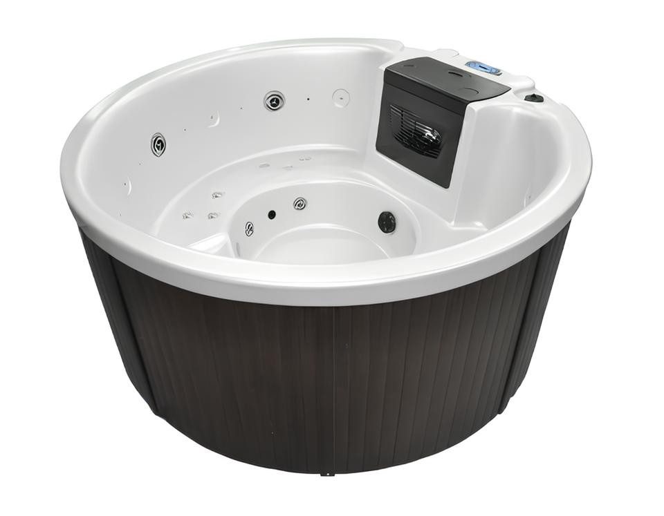 JVmoebel Whirlpool-Badewanne Outdoor-Spa Whirlpool in Weiß mit Hydromassage-Funktion