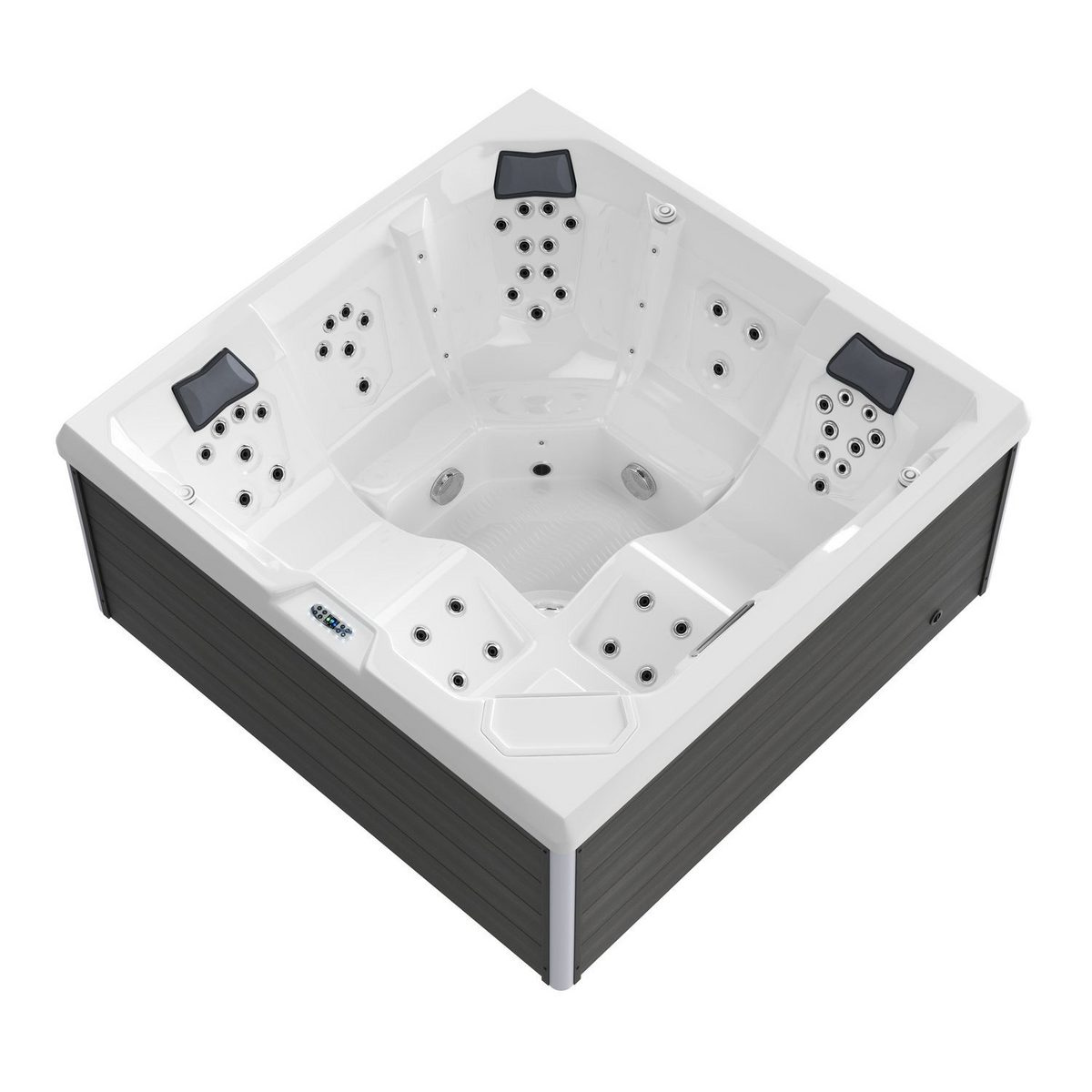 TroniTechnik Whirlpool Outdoor Whirlpool PANAREA weiß 210x210