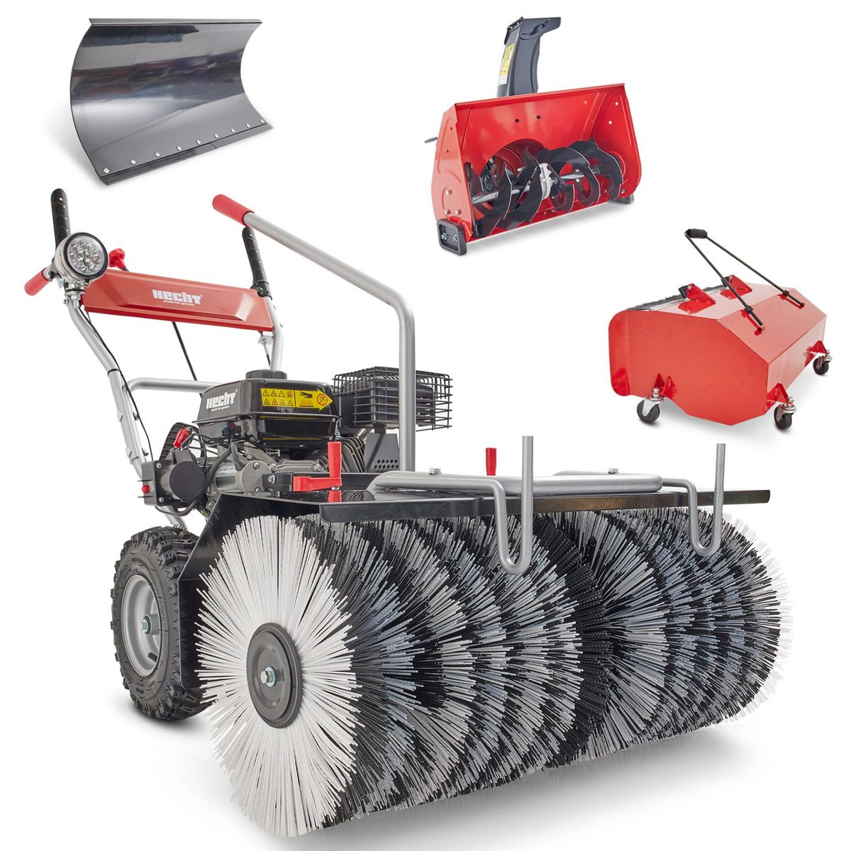 Hecht Benzin-Kehrmaschine 8680 SE mit Auffangbehälter