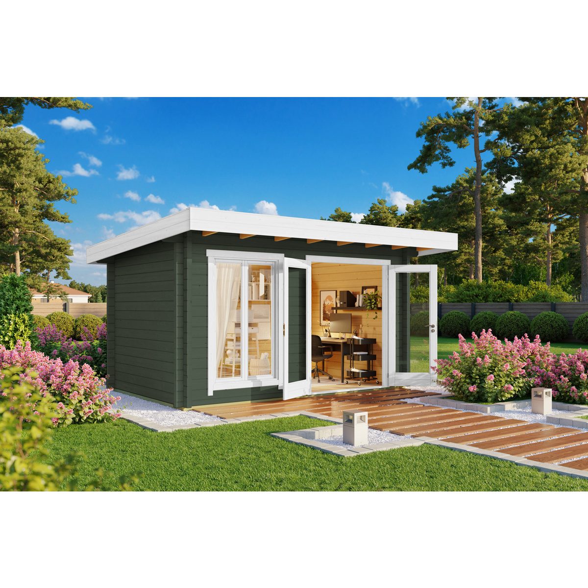 Nordic Holz Gartenhaus DORSET 71