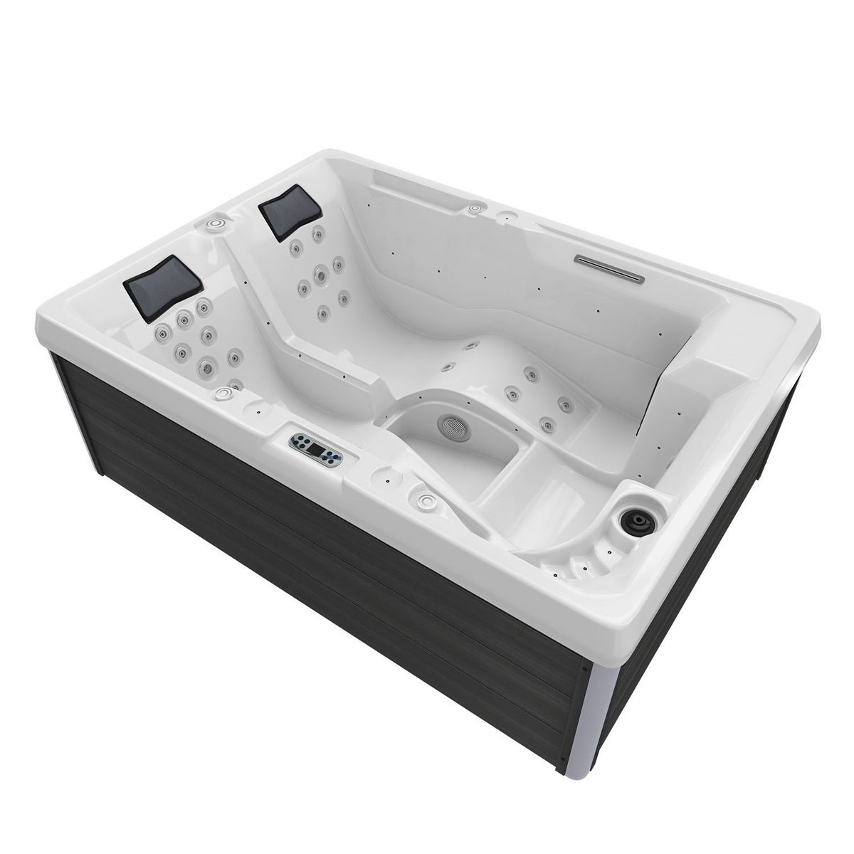 TroniTechnik Whirlpool Outdoor Whirlpool ELBA weiß 210x150