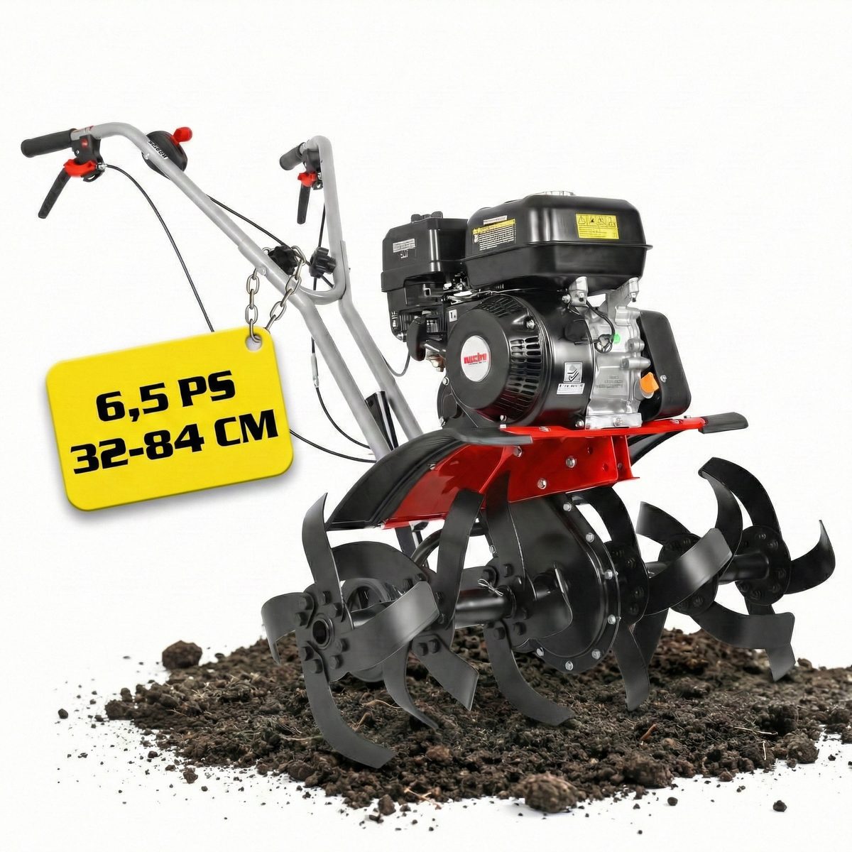 Hecht Benzinmotorhacke Gartenfräse 785 Gartenhacke Motorfräse Motorhacke