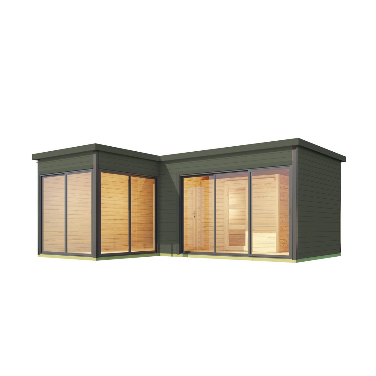 Nordic Holz Gartenhaus DOMEO 11