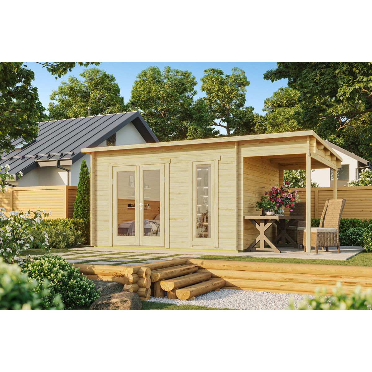 Fjordholz Gartenhaus Mali 28 A