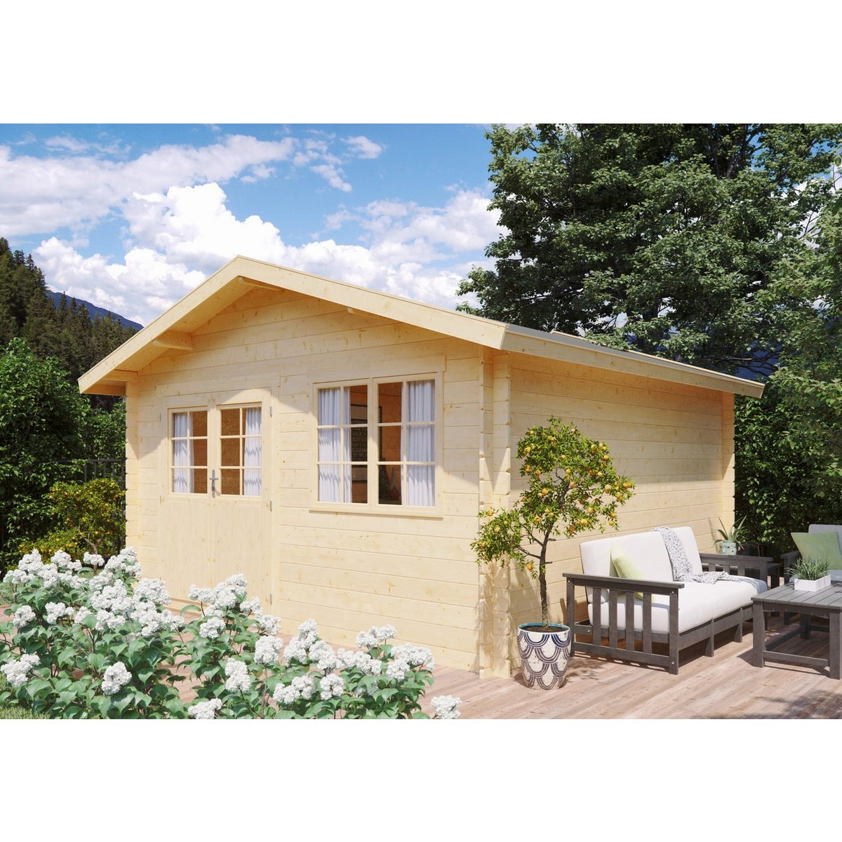 Kiehn-Holz Gartenhaus Gipsberg 2