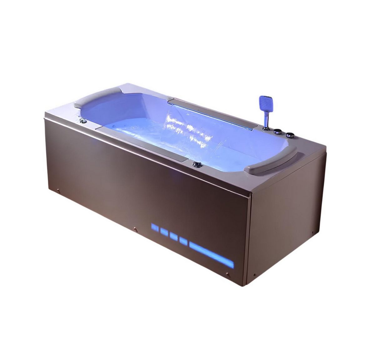 JVmoebel Whirlpool-Badewanne Whirlpool Massagebad in Weiß mit Hydromassagefunktion
