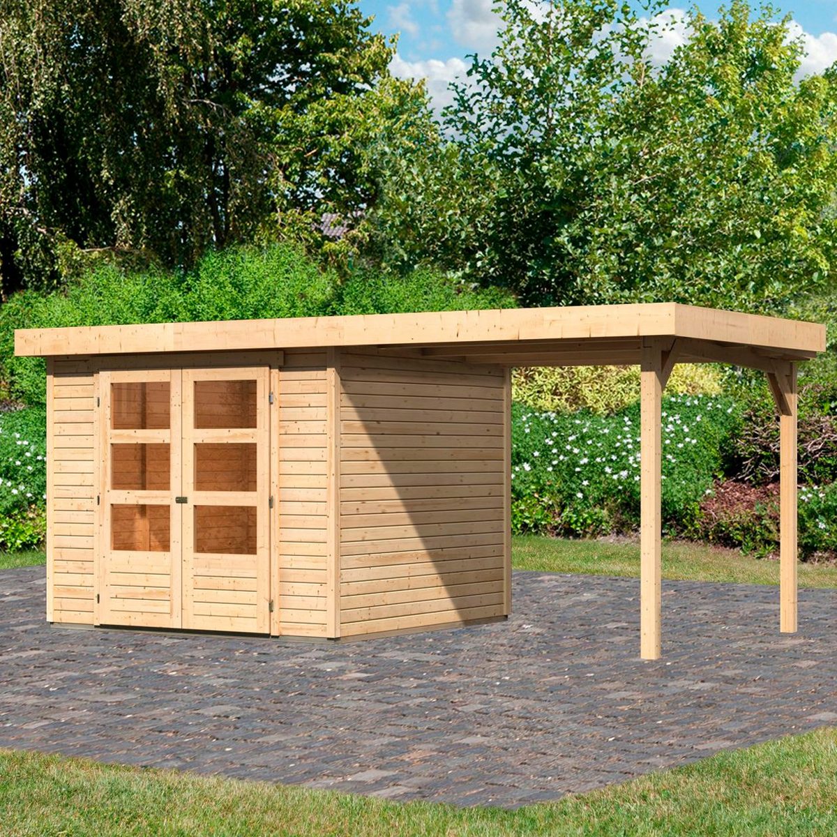 Karibu Gartenhaus Arnis 3