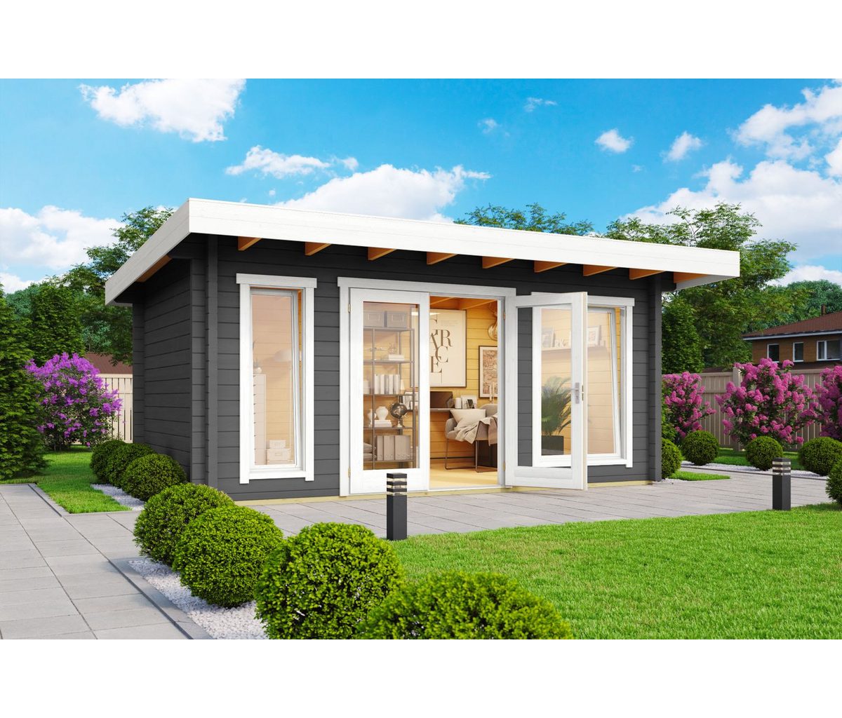 LASITA MAJA Gartenhaus Lasita Maja Ferienhaus Dorset Platinum