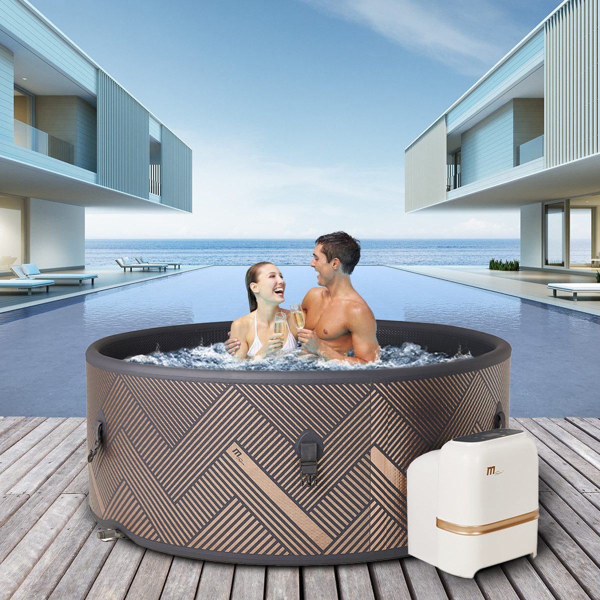 mSpa Whirlpool Outdoor Frame Mono F-MO062 Pool