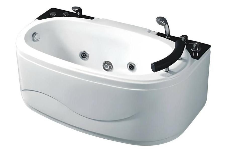 JVmoebel Whirlpool-Badewanne Blubberbad Whirlpool in Weiß mit Hydromassage-Funktion