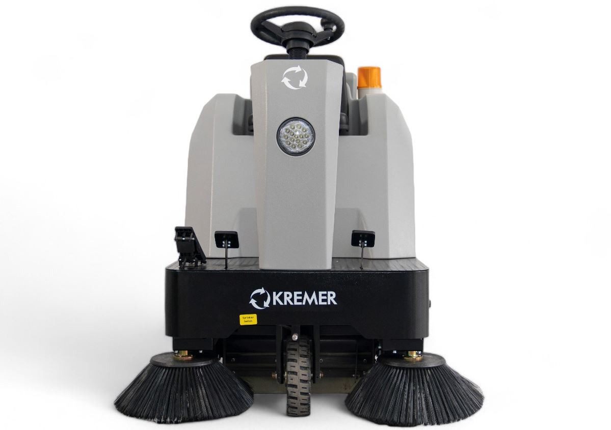 Kremer Reinigungsgeräte Kehrmaschine Aufsitz - Kehrmaschine KRYZS4 48V 6.380 m²/h Flächenleistung
