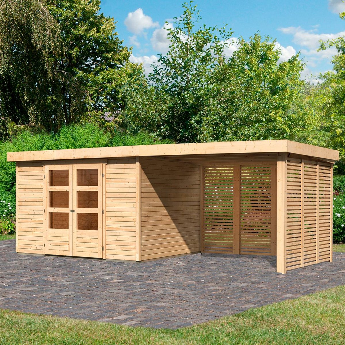 Karibu Gartenhaus Arnis 5