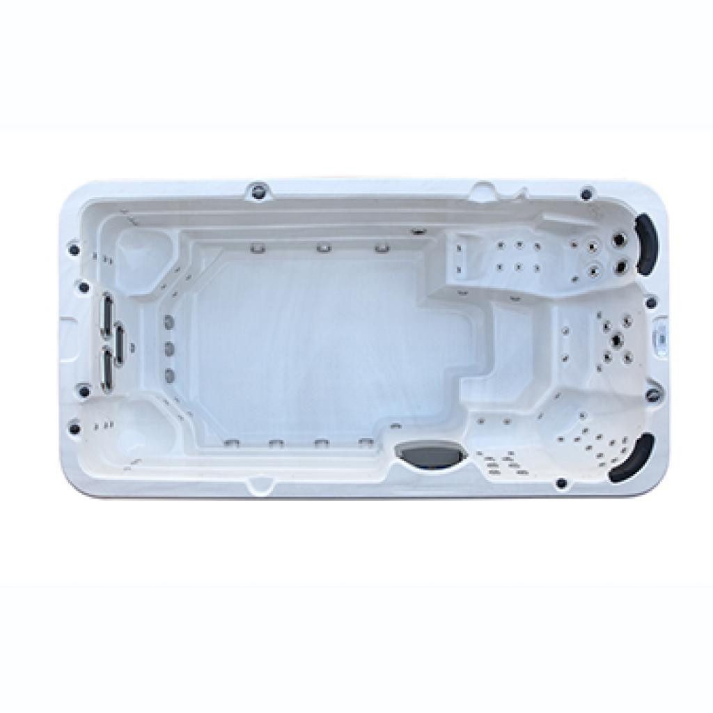 PureHaven Whirlpool Swim Spa 445x230x131 cm für bis zu 8 Personen UV-Wasseraufbereitung